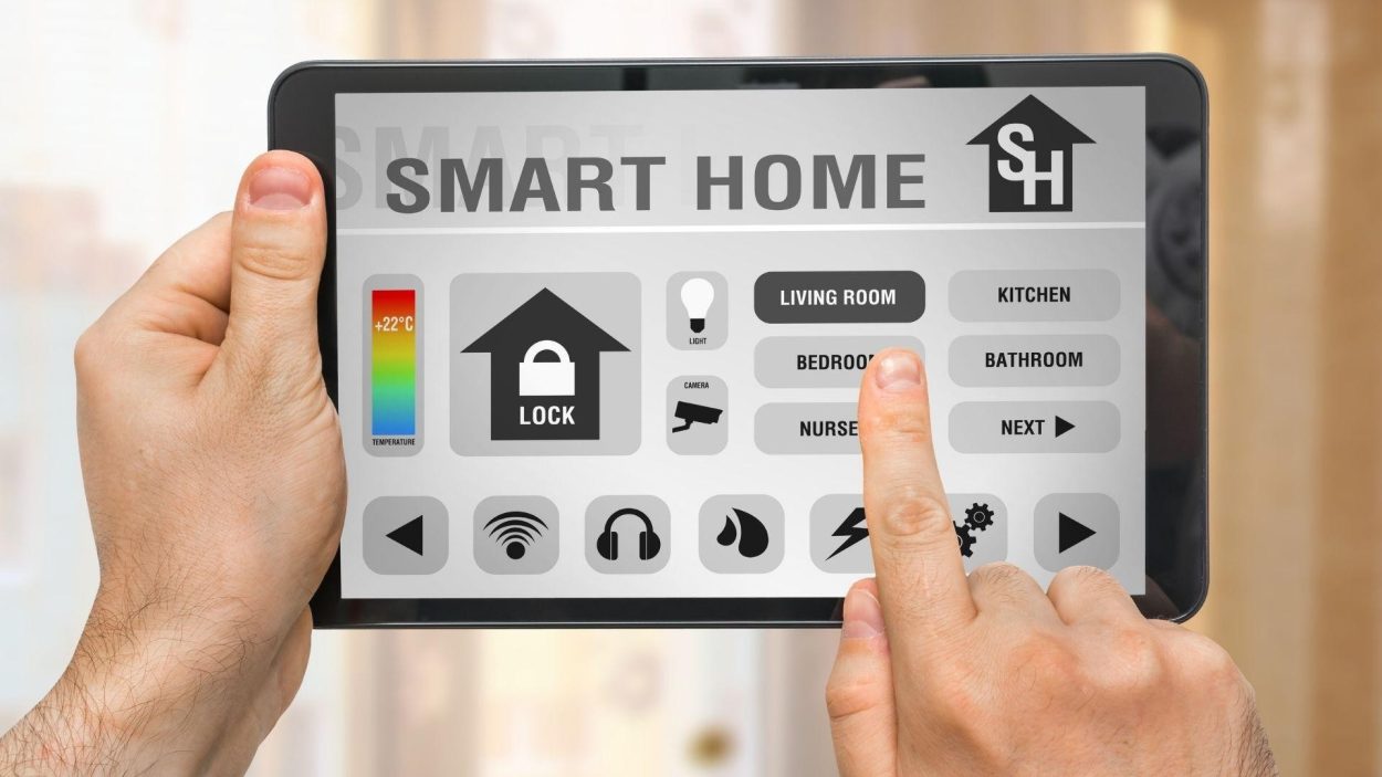 Smart home automation system on a tablet. Control your home's comfort with ease. Best Trane models for ultimate convenience in Atlanta, GA.