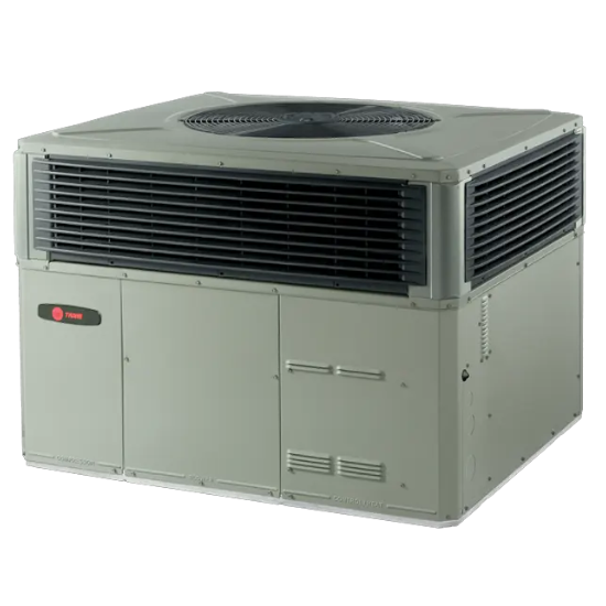 Trane HVAC unit for commercial buildings. Commercial HVAC systems provide heating and cooling for businesses in Atlanta, GA.