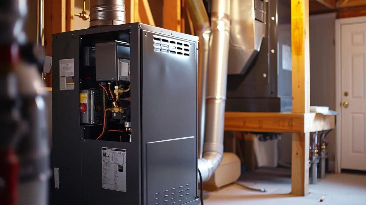 furnace in a home