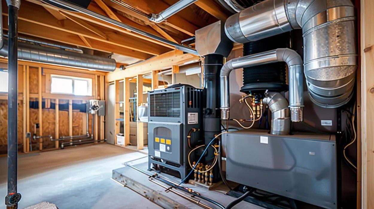 furnace in a home