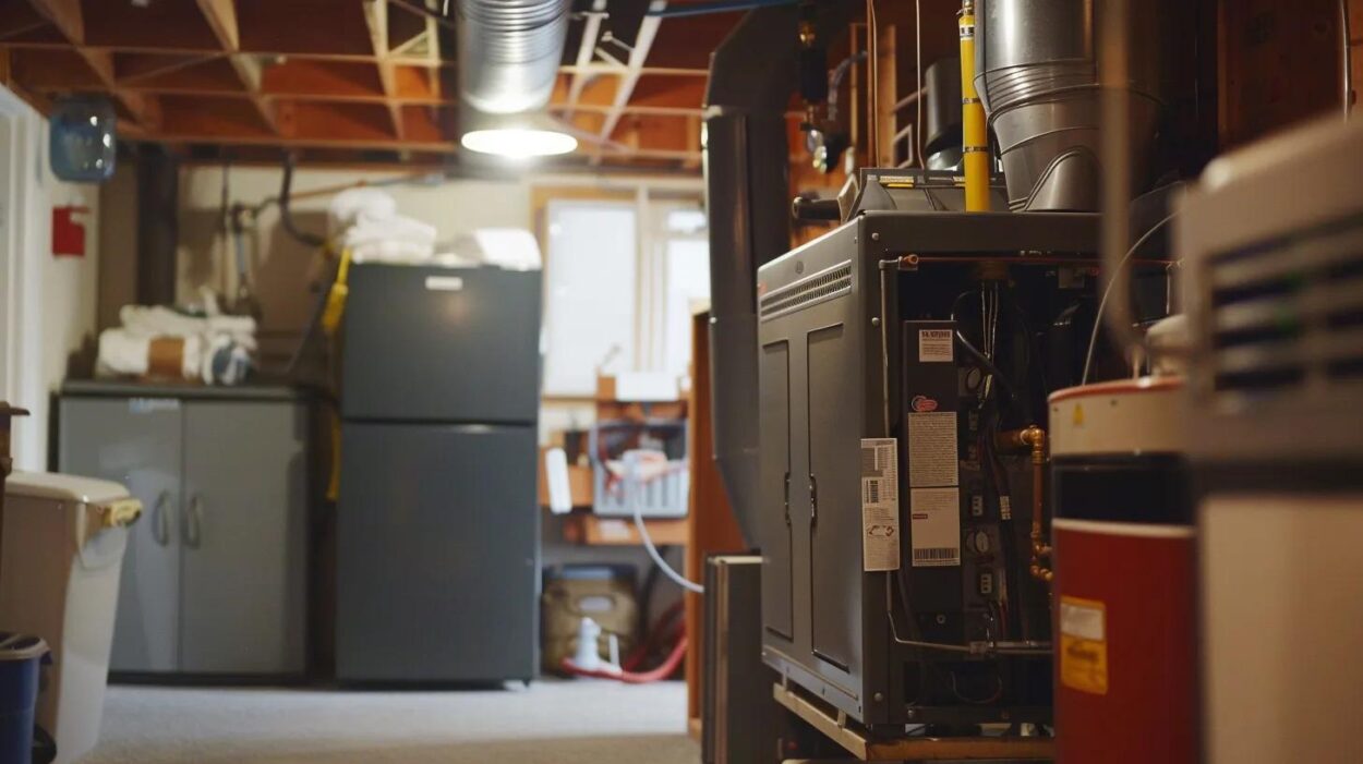 furnace repair in home