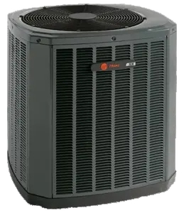 Atlanta Trane Dealer: Close-up of a Trane AC unit, showcasing the sleek design & efficient cooling solutions. Quality HVAC for your home.