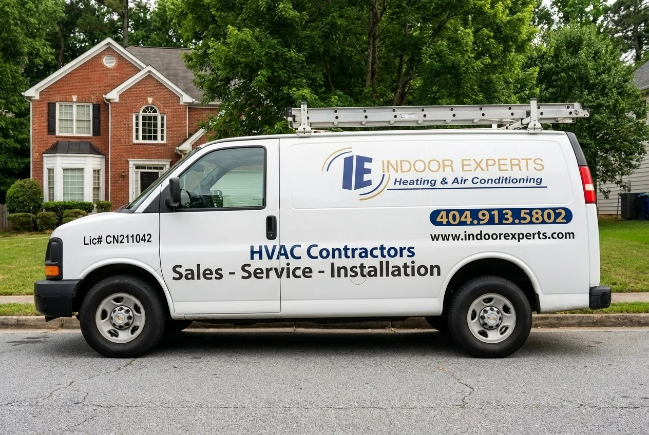 Indoor Experts service van in Atlanta